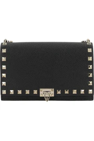VALENTINO GARAVANI Marsupio Con Catena Rockstud In Pelle