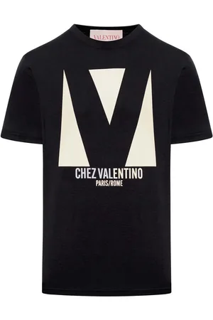 VALENTINO GARAVANI T-shirt in cotone con stampa Chez Valentino