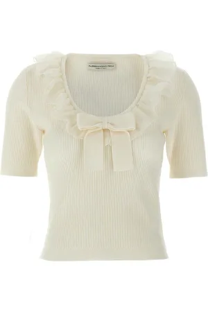 Alessandra Rich T-shirt arruffato