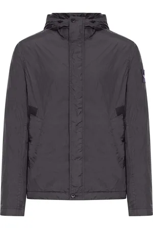 Stone Island Giacca A Vento Con Applicazione Bussola