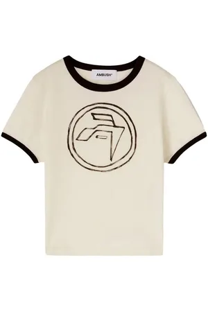 AMBUSH Emblema disegnato a mano Baby tee