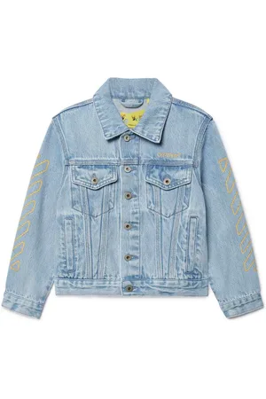 OFF-WHITE Giacca di denim diag bookish