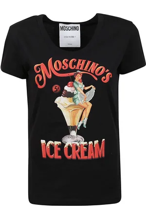 Moschino T-shirt con stampa coppa gelato