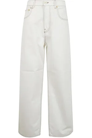 Jacquemus Jeans in denim bianco