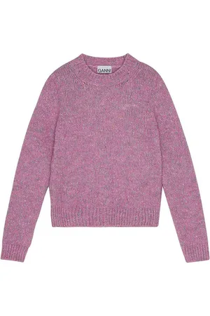 Ganni O-collo in misto cotone e alpaca