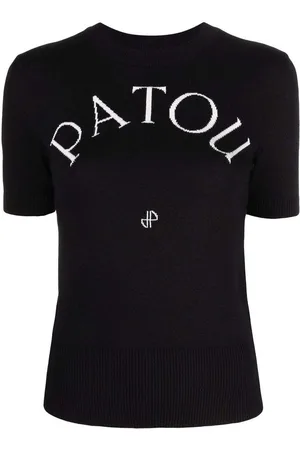 Patou T-shirt jacquard a maniche corte
