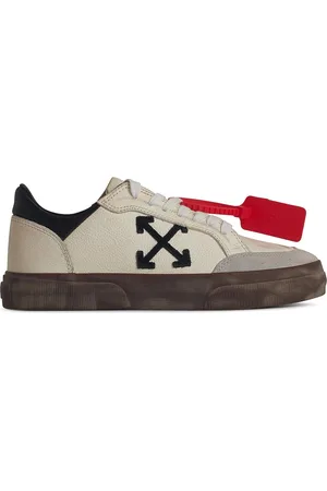 OFF-WHITE Nuove sneaker in pelle bianca bassa