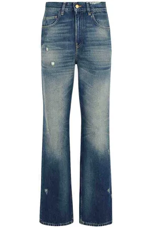 Golden Goose Jeans in denim azzurro di norma