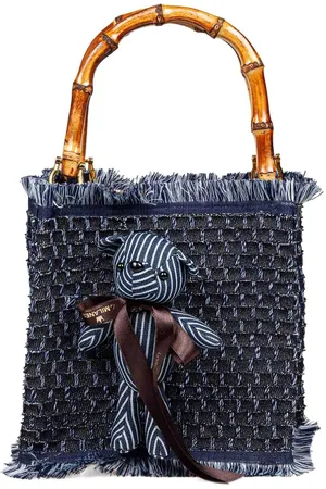 La Milanesa Borsa Pepe Small In Denim Colore Scuro