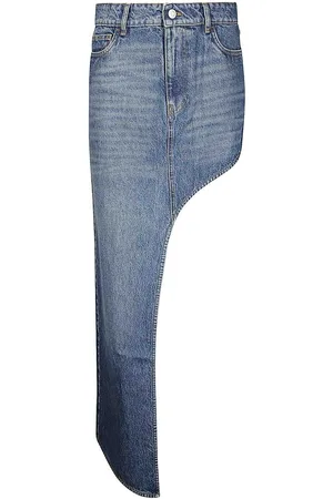 COPERNI Gonna in denim con una gamba