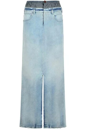 Maison Margiela Gonna di denim blu