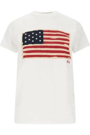 Ralph Lauren T-Shirt Con Bandiera