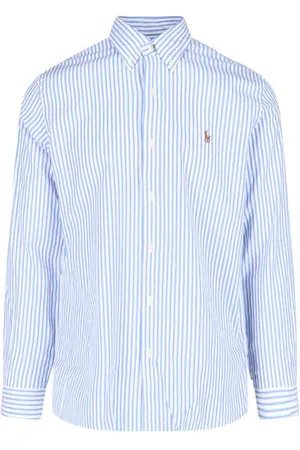 Ralph Lauren Camicia A Righe Logo
