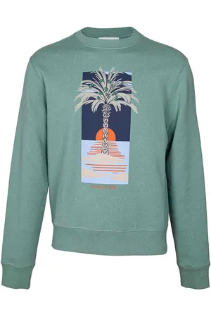 Lanvin Felpa In Cotone Con Stampa