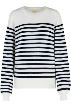 Khaite Viola White Cashmere Blend Sweater