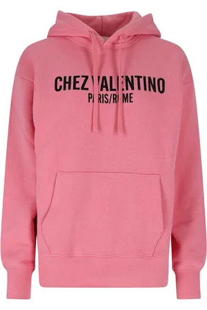 VALENTINO Felpa Cappuccio Logo