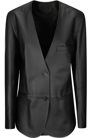 DESA 1972 Blazer cardigan in pelle