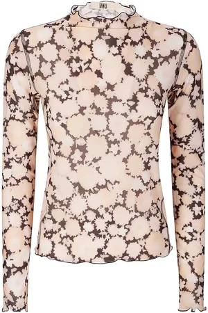 KNWLS Top maglia sottile con finiture sportive