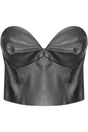 DESA 1972 Top bustier in pelle