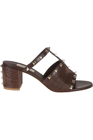 VALENTINO GARAVANI Sandalo slide rockstud