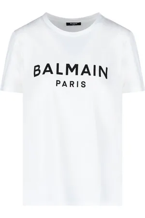 Balmain T-shirt con stampa logo