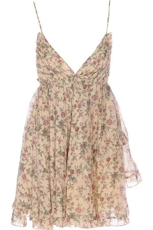 ANIYE BY Cream Gold Hanna Mini vestito
