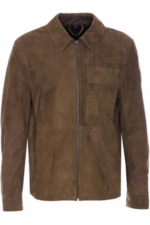 Belstaff Giacca in pelle scamosciata