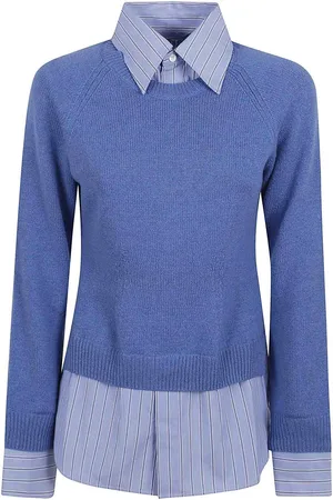 Stella McCartney Cashmere Knit and Shirting Jumper