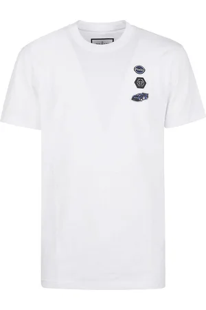 Philipp Plein T-shirt rotonda per auto ss corse