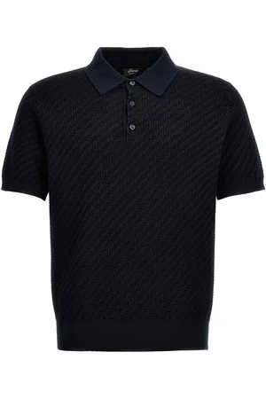 BRIONI Polo in Maglione intrecciata