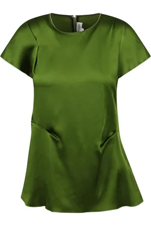 Victoria Beckham Top Con Dettaglio Pliss
