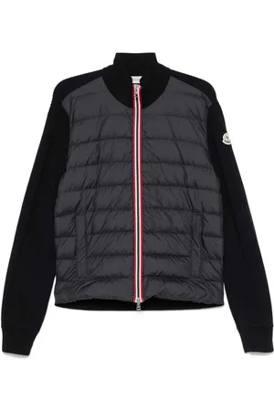 Moncler Cardigan con pannelli imbottiti