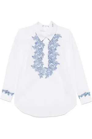 Ermanno Firenze Camicia Ricamo M/L