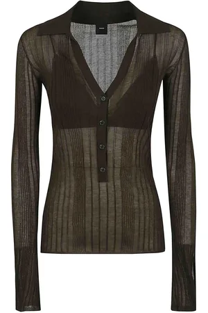 Pinko Annapurna Polo Crepe Trasparen