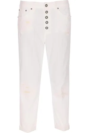 Dondup Pantaloni gioiello koons bianchi