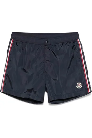 Moncler Shorti da nuoto a scatto a strisce