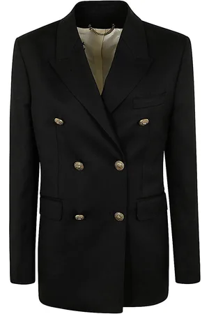 Golden Goose Blazer Doppiopetto In Gabardine Di Lana