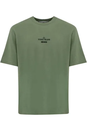 Stone Island T-shirt di cotone biologico