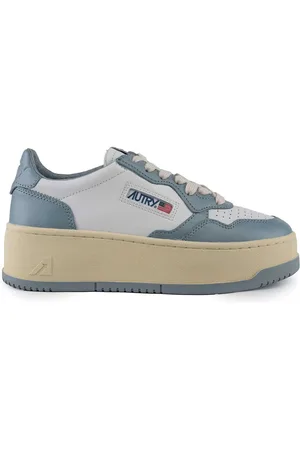 Autry Sneaker piattaforma medaglia in pelle