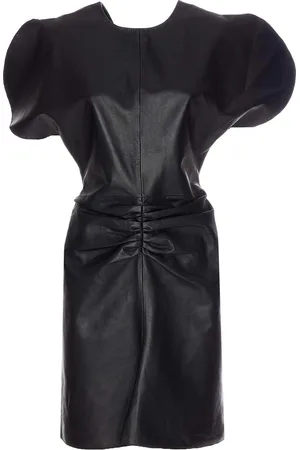 Victoria Beckham Vestito in pelle nera