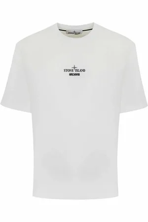Stone Island T-shirt di cotone biologico