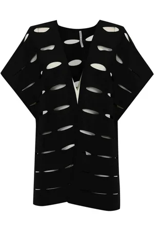 LIVIANA CONTI Cardigan per viscosa perforato