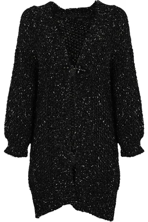 FAY Cardigan di cotone con paillettes