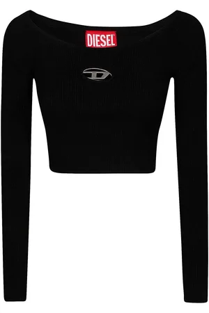 Diesel M-Vera-Ls T-Shirt Logo Manica Lunga