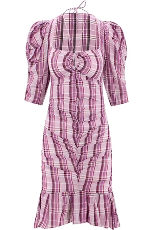 Isabel Marant Abito in cotone con drappeggio