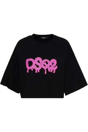 Dsquared2 Maglietta in cotone nera