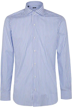 BARBA Camicia classica a strisce grandi