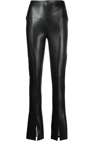 Norma Kamali Pantalone in ecopelle