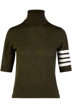 Thom Browne Maglione dolcevita in lana a 4 barre
