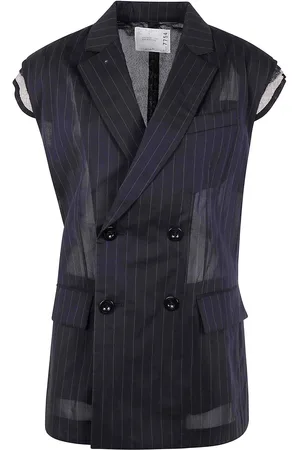 SACAI Giubbotto voile con twist high
